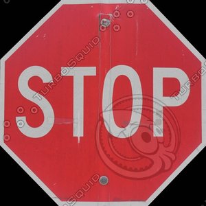 STOP SIGN TEXTURE B