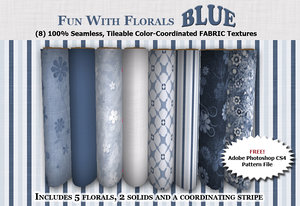 Fun with Florals - BLUE Collection