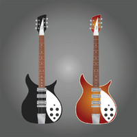 Vector Stock: Rickenbacker Guitars