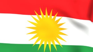 Kurdish Flag Animation