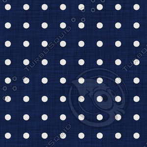 Coordinated Cottons - White on Navy Polka-Dots