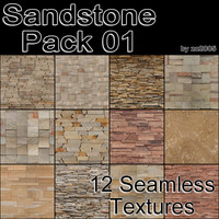 Sandstone Pack 01 (12 Seamless Texture)