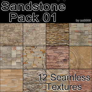 Sandstone Pack 01 (12 Seamless Texture)