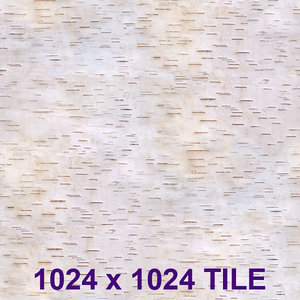 Birch bark tile