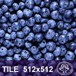 Blueberry tile