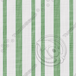 Coordinated Cottons - Green on White Stripes