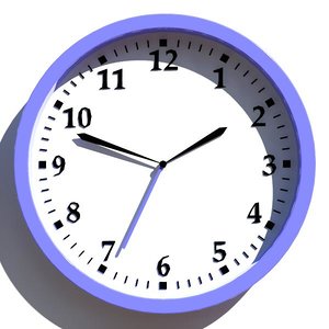 3d model of decorative wall clock