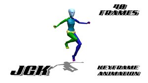 Woman Jumping 01