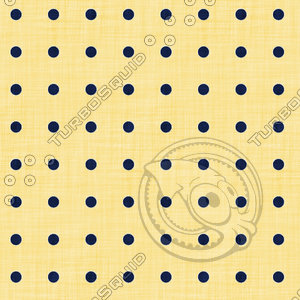 Coordinated Cottons - Navy on Yellow Polka-Dots