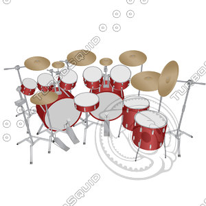 Vector Stock: Drum Kit