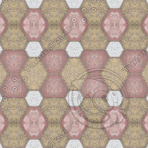 Block Tile red and yellow