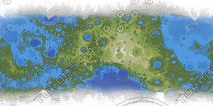 Large Terraformed lunar map