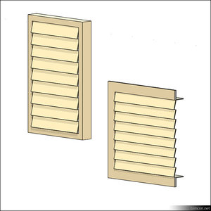 Air Extract Grille Square 00340se