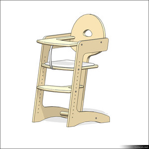 Baby High Chair 01130se