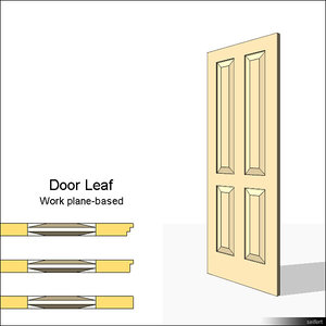 Door Leaf Moulding 01468se