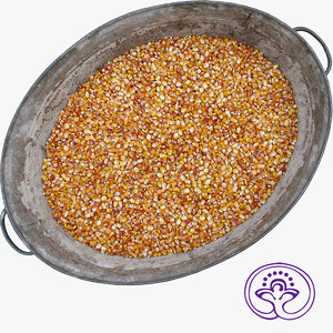 Basin of corn
