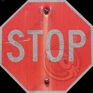 STOP SIGN TEXTURE C