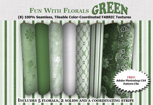 Fun with Florals - GREEN Collection