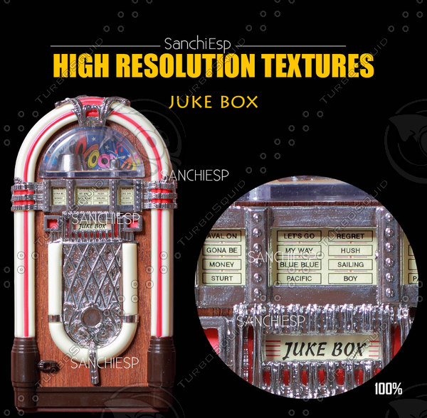 Texture JPEG Juke Box texture