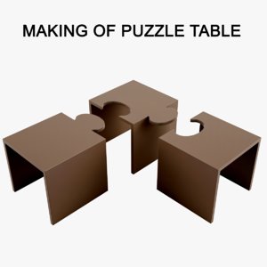 Making Of Puzzle Table