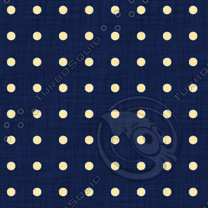 Coordinated Cottons - Yellow on Navy Polka-Dots