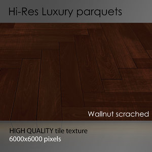 Parquet 001 Wallnut scrached