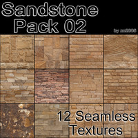 Sandstone Pack 02 (12 seamless textures)