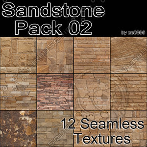 Sandstone Pack 02 (12 seamless textures)