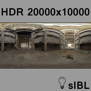 Coal mine indoor A panorama