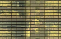 Gold Glass Windows Facade