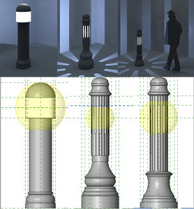 Traditional Light Bollards