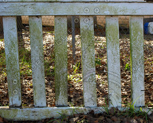 White Wooden Railing
