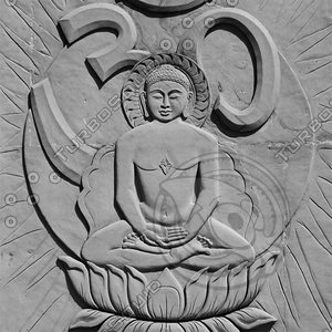 Wall design of Lord Gautam