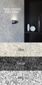 High resolution tileable cork texture