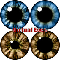 Cartoon Eyes Texture