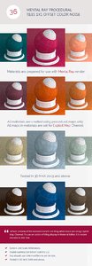 Mental Ray Procedural Tiles 1x1 Offset Color Noise