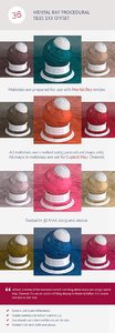 Mental Ray Procedural Tiles 1x3 Offset