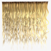 Messy Blonde Hair Textures