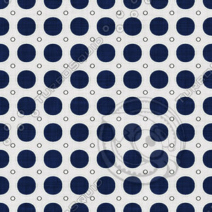 Coordinated Cottons - Navy on White Modern Dots