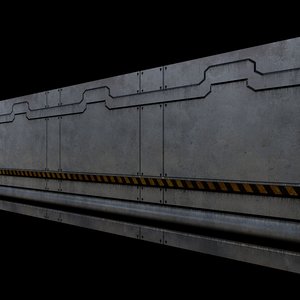Scifi Corridor Wall