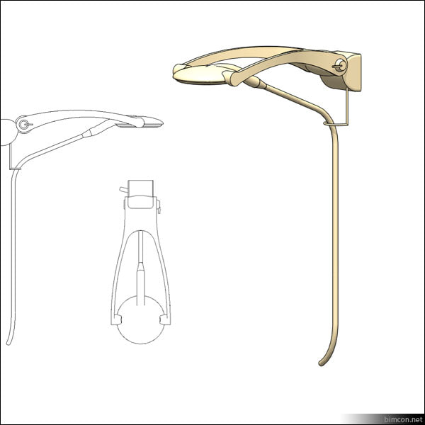 Building Revit Family shower faucet bath