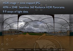 BASEBALL FIELD AT CATHCER'S BOX 360 HDR  PANORAMA #215