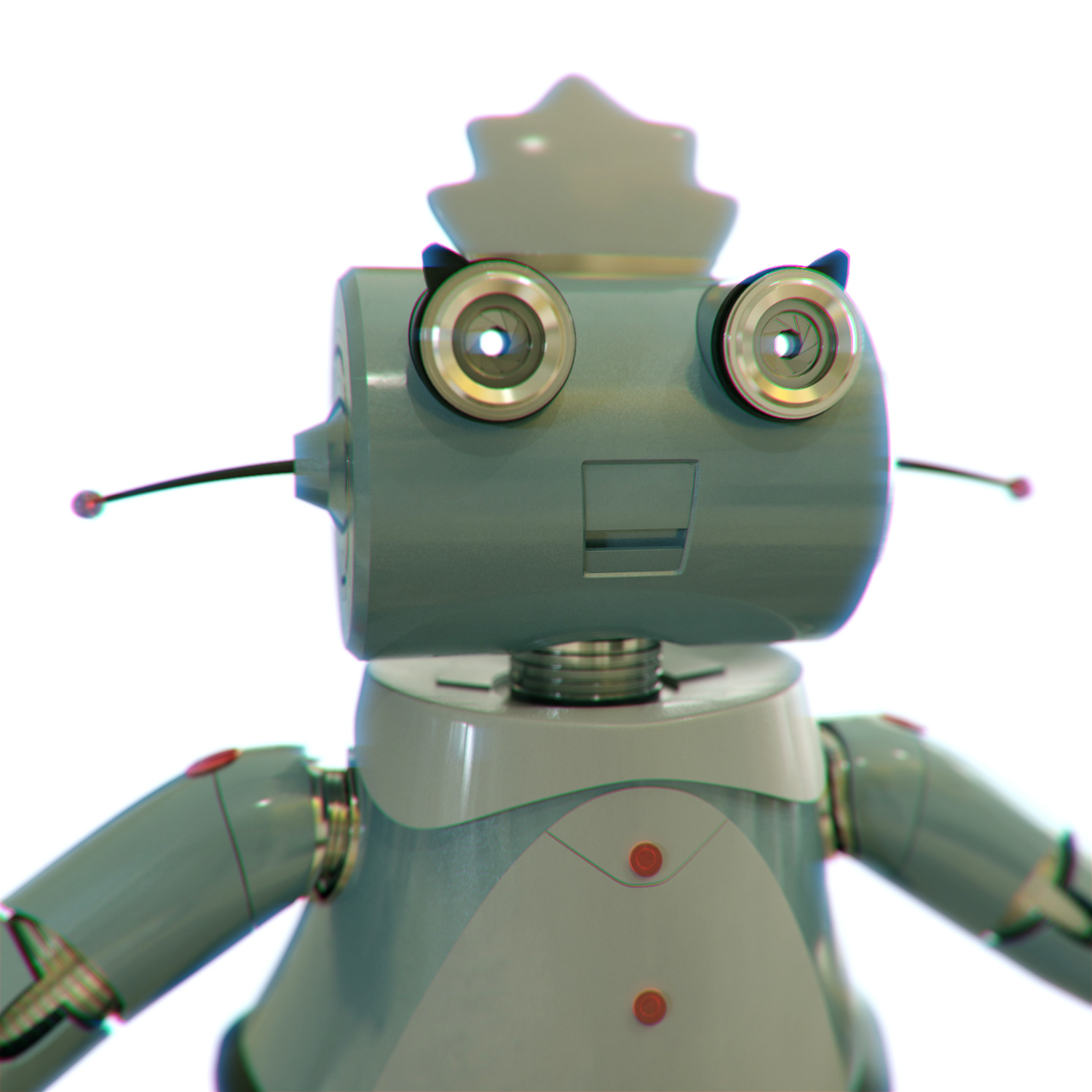 rosie jetsons cartoon 3d model