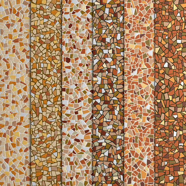 Texture PNG broken tiles mosaic