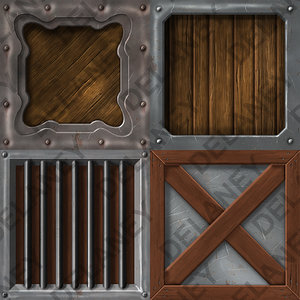 Hand Painted Crate Textures