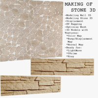 Making Of Wall&Stone Element in 3D