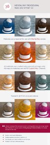 Mental Ray Procedural Tiles 1x2 Offset V2