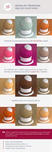 Mental Ray Procedural Tiles 1x3 Color Noise