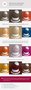 Mental Ray Procedural Tiles 1x2 Color Noise
