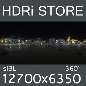 city nighttime HDRi